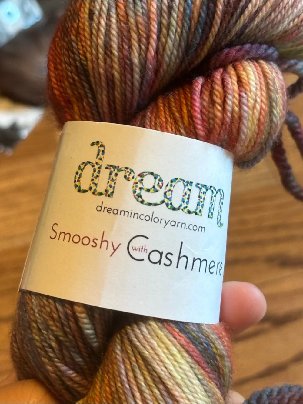 Dream in Color Smooshy Cashmere Yarn Multicolor Fall Sock Fingering Knitting NEW